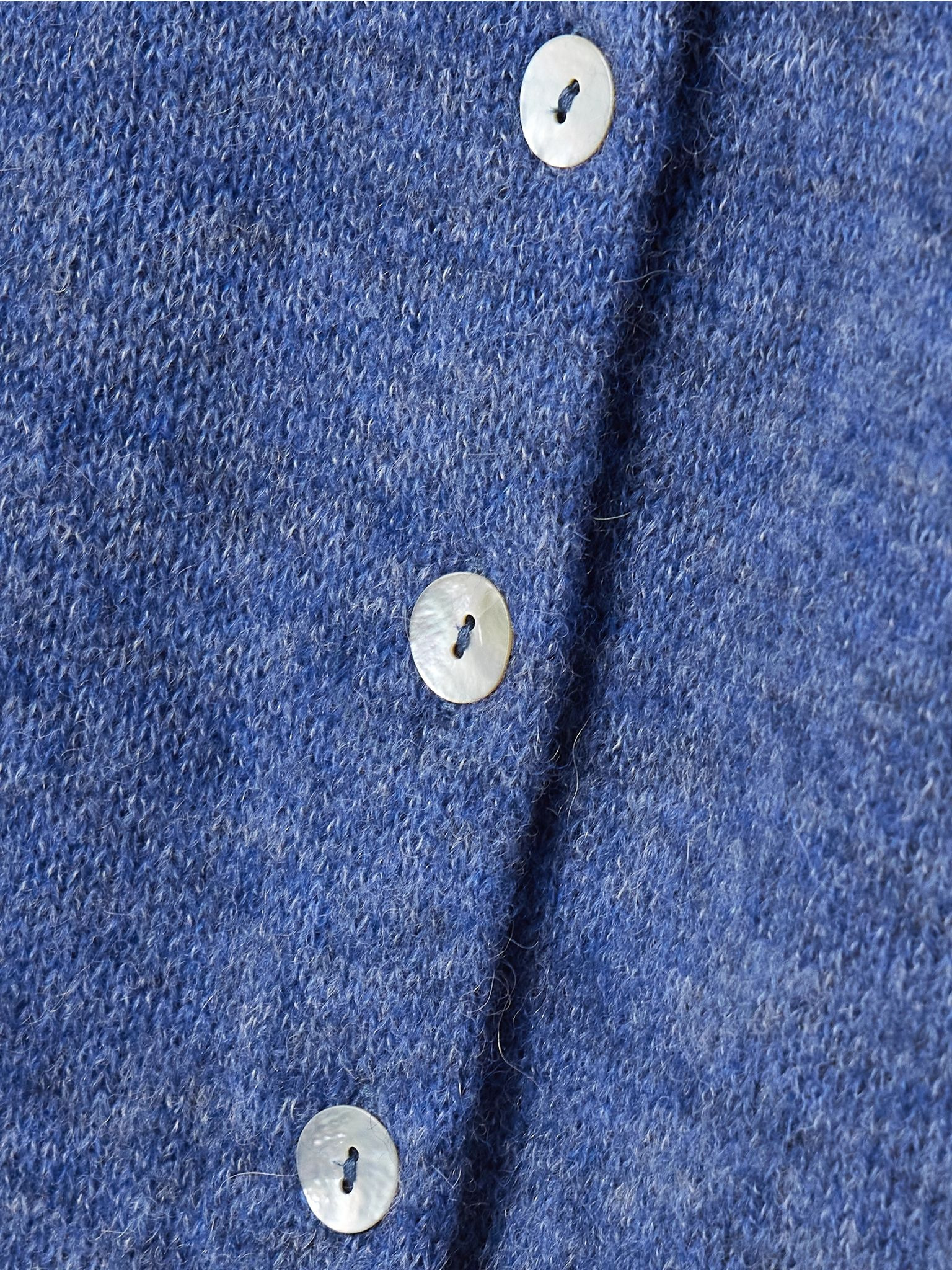 Anisa alpaca-blend cardigan Blue - 4