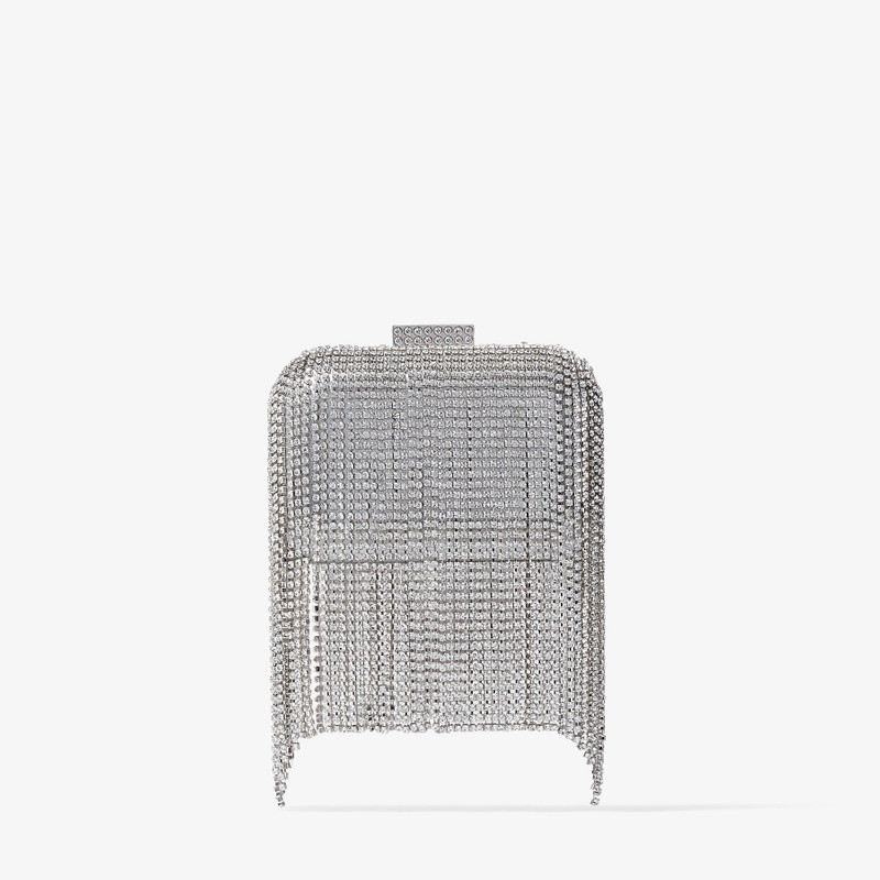 Micro Cloud
Silver Crystal Mini Bag with Fringe 1