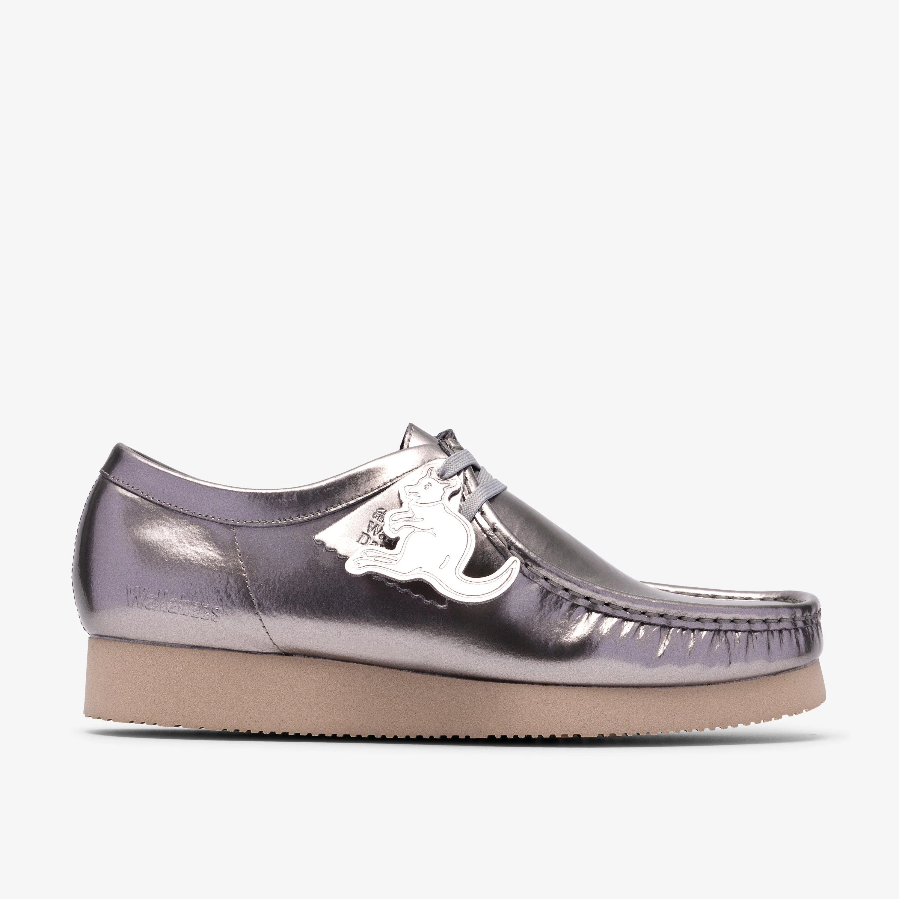 Wallabee 2604 Silver Patent - 1