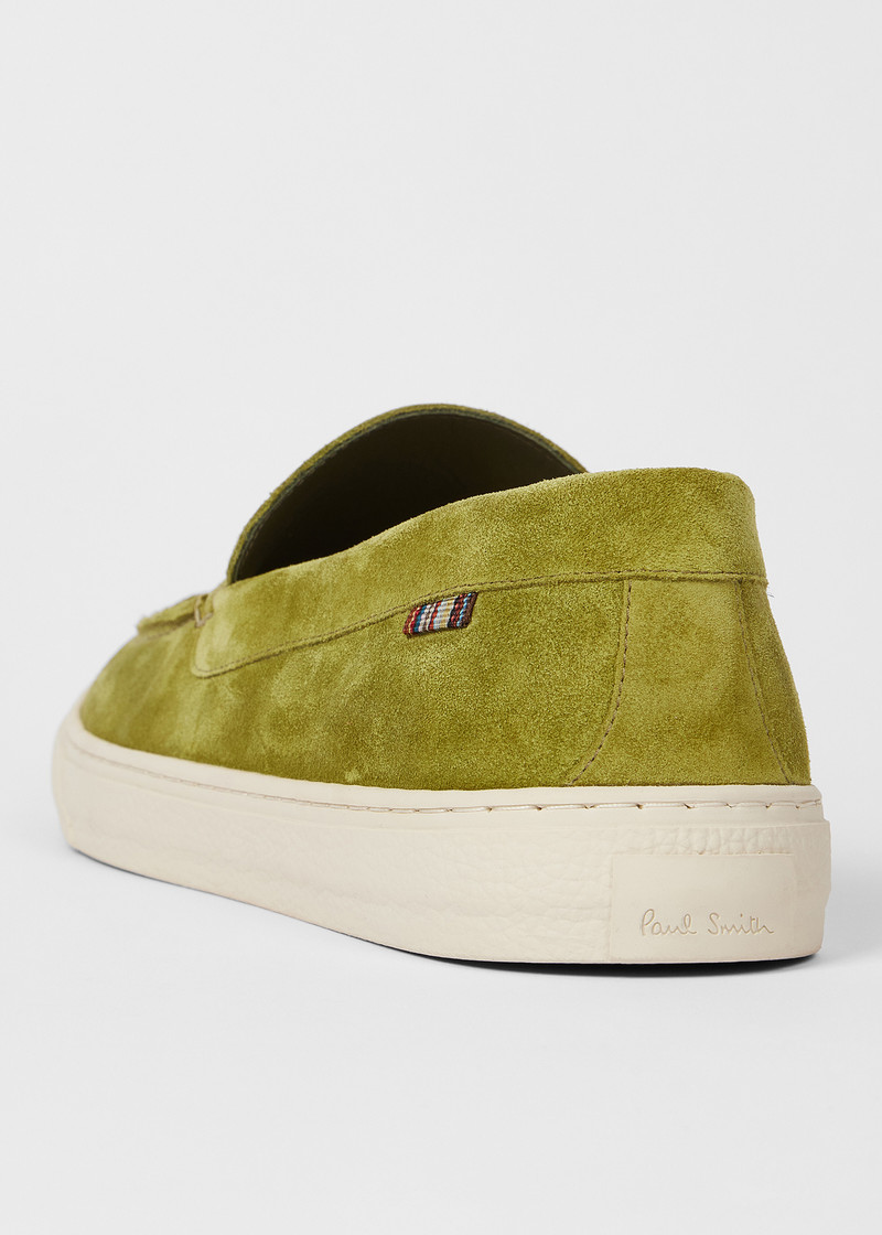 Green Suede 'Simeon' Loafers 7