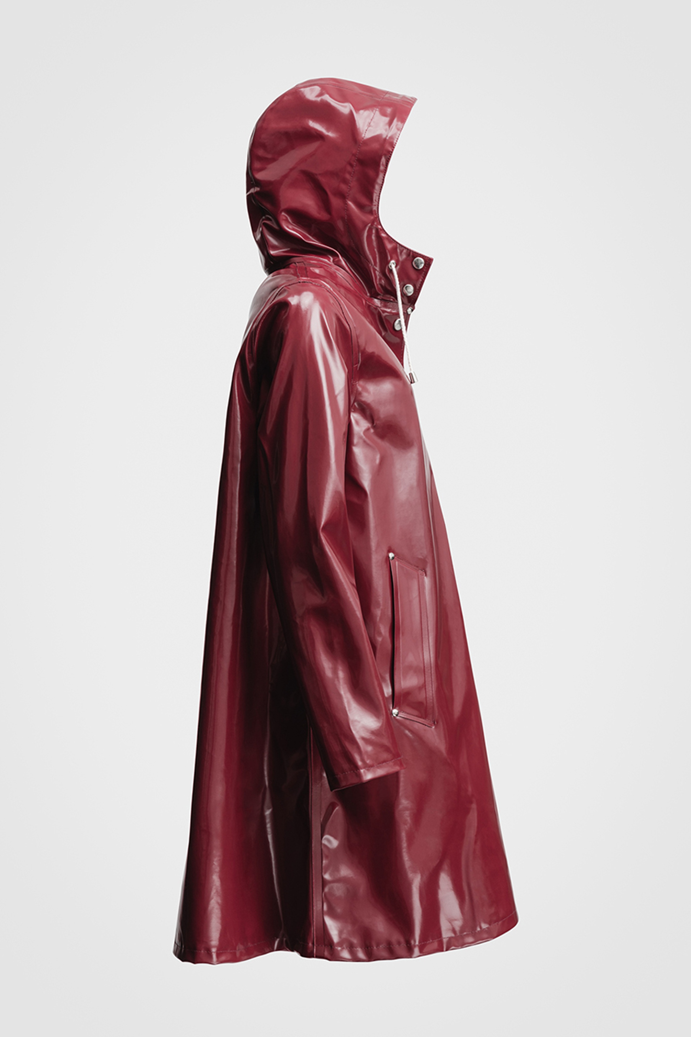Mosebacke Opal Raincoat Burgundy - 2