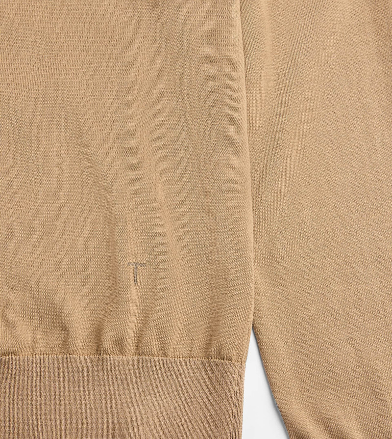 Tod's POLO SHIRT IN COTTON KNIT - BEIGE outlook