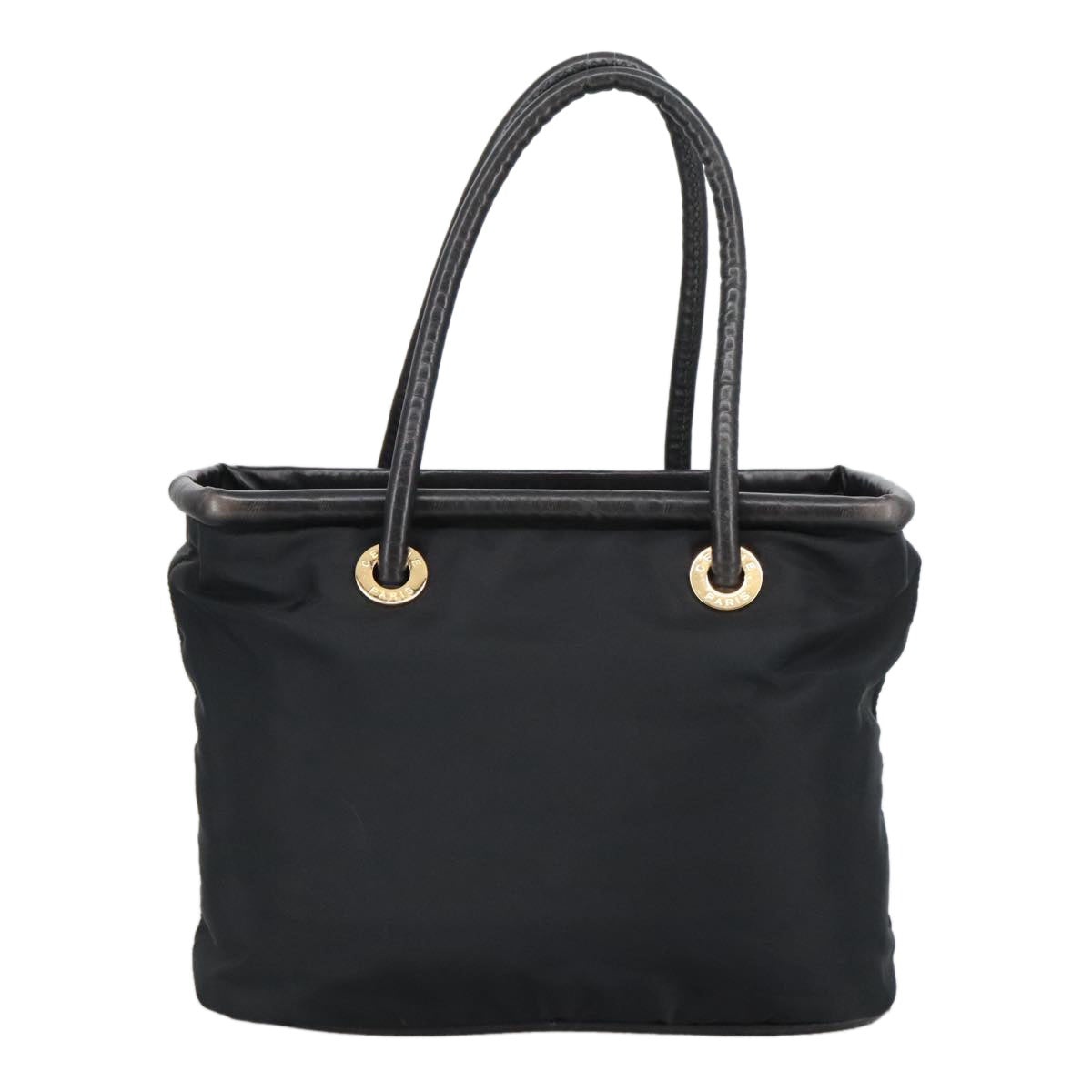 CELINE Tote Bag Nylon Black Gold - 2
