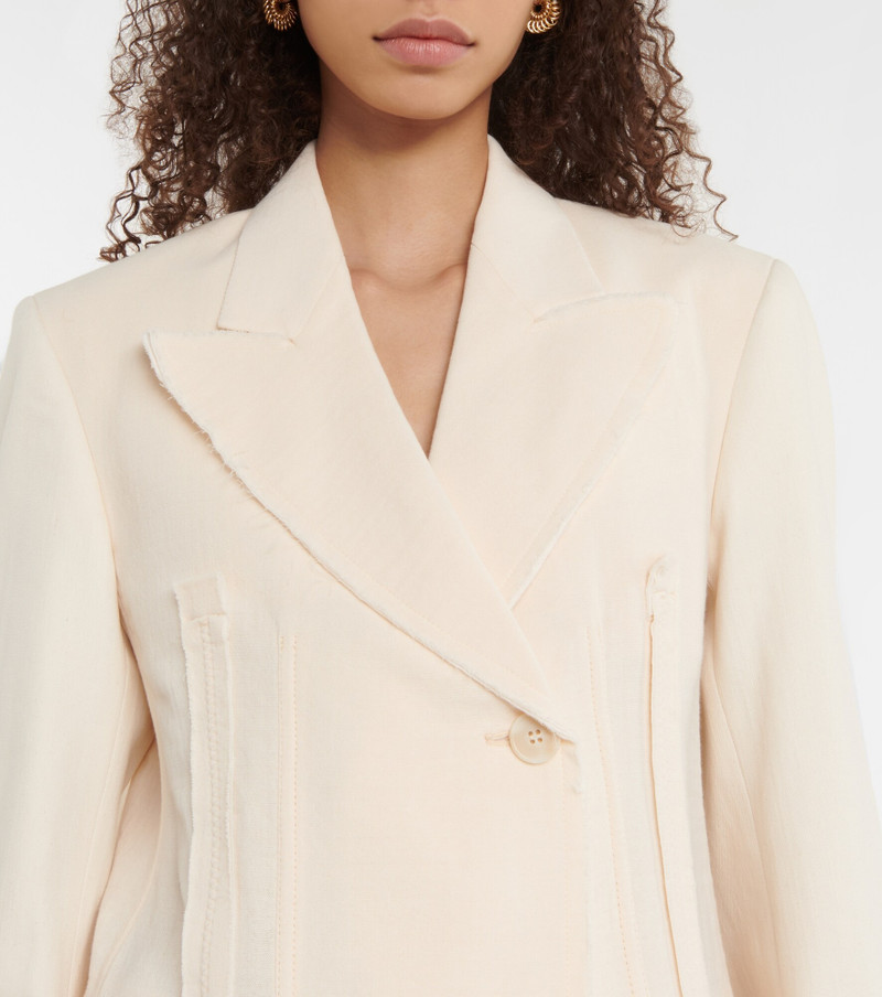Cabina single-breasted cotton blazer 4