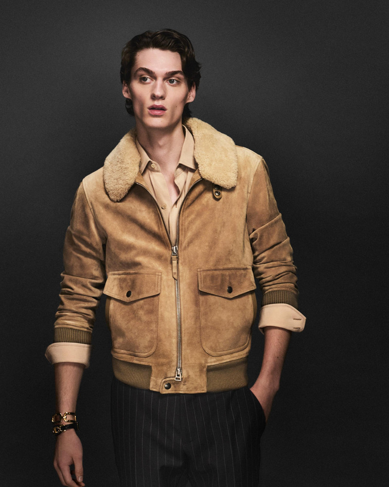 CASHMERE SUEDE BLOUSON 4