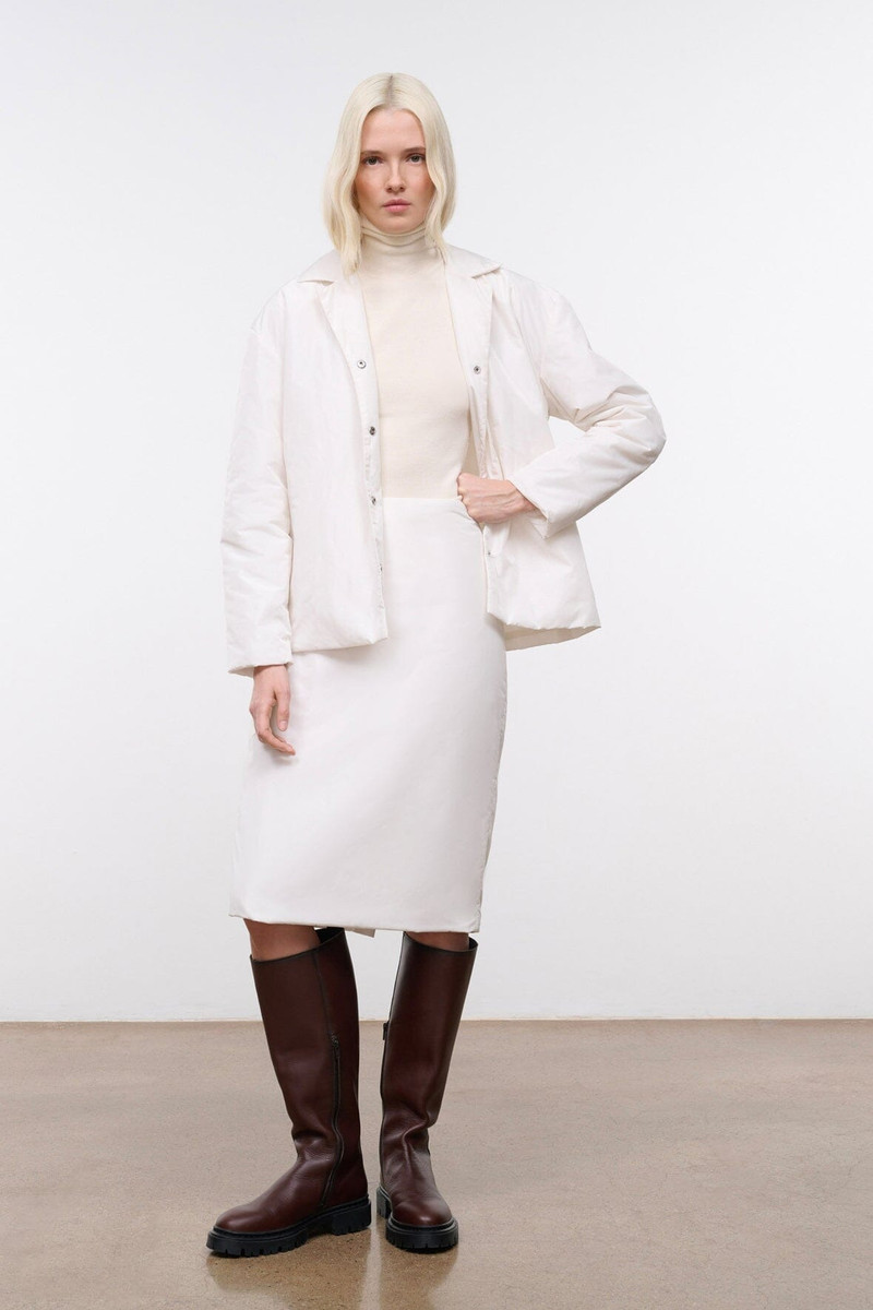 STAUD STAUD NERI SKIRT IVORY outlook