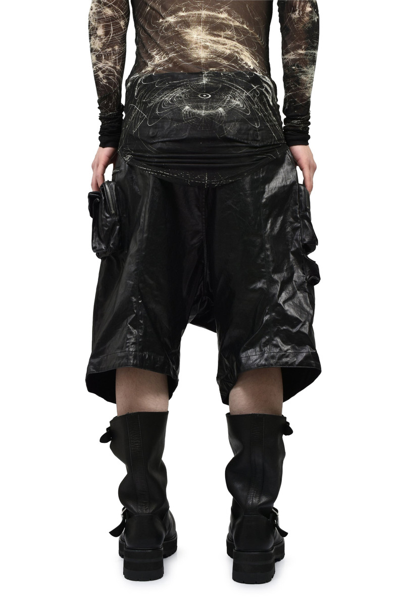 Julius LAMINATED CLOTH PANTS / BLK outlook