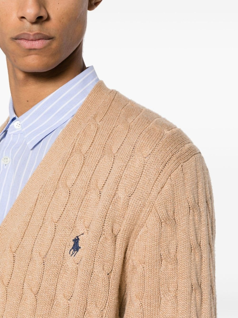 cable-knit cotton cardigan 5