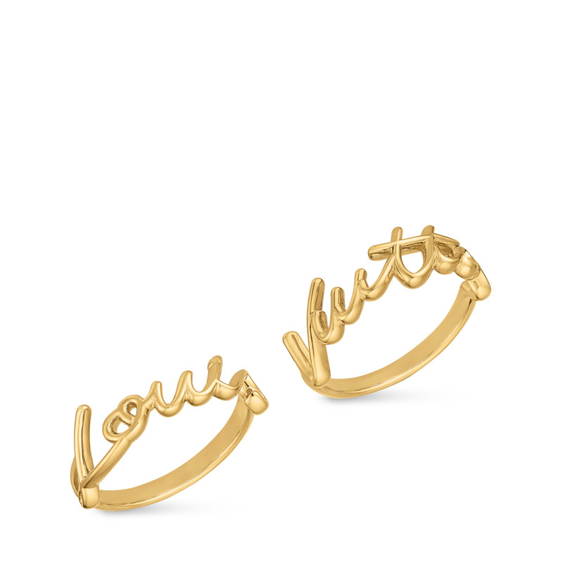 Louis Vuitton LV Script Ring Set outlook