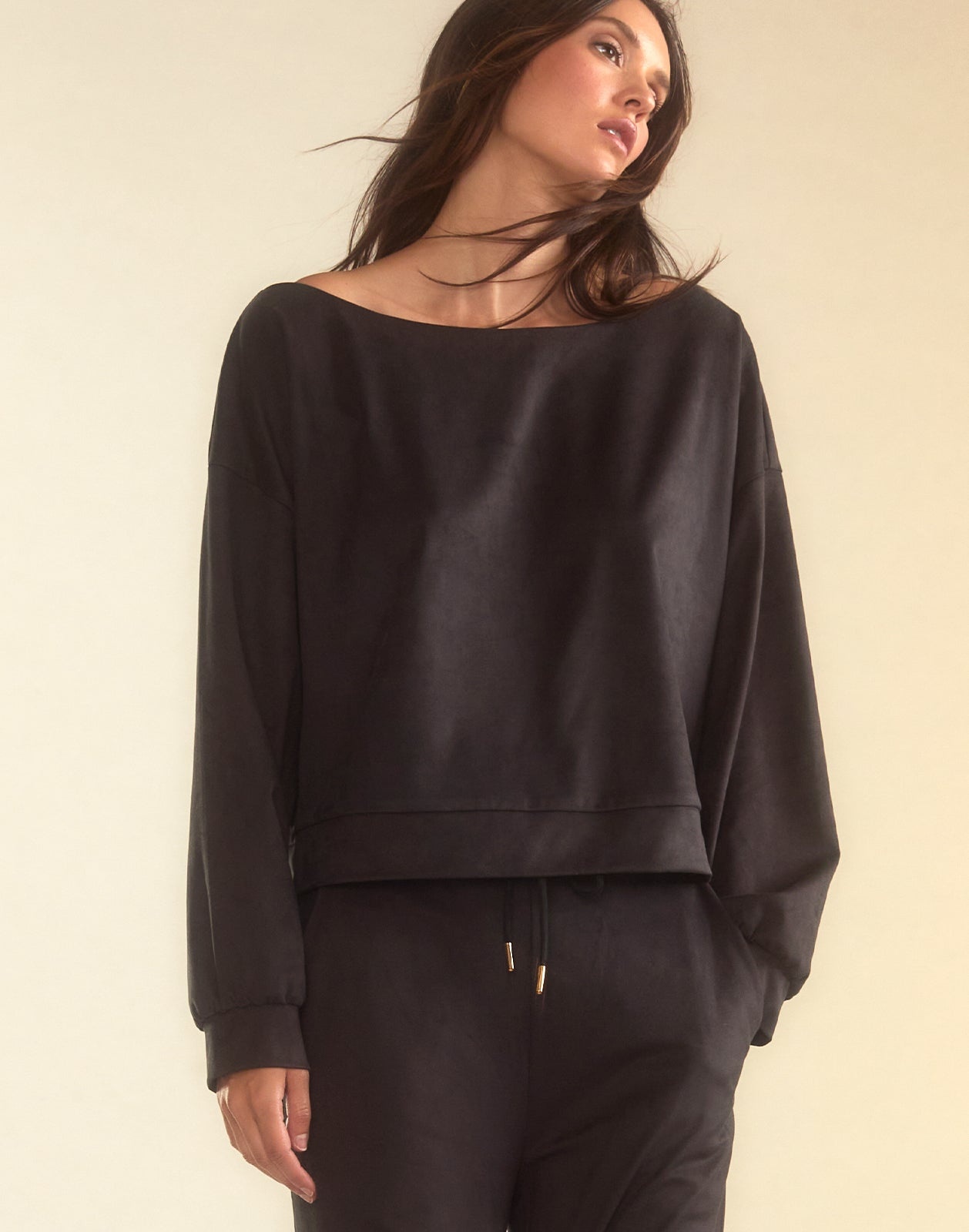 Sleek Ultrasuede Pullover - 3