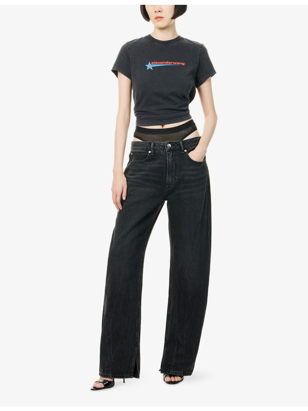 Shrunken Round-Neck Cotton-Jersey T-Shirt - 2