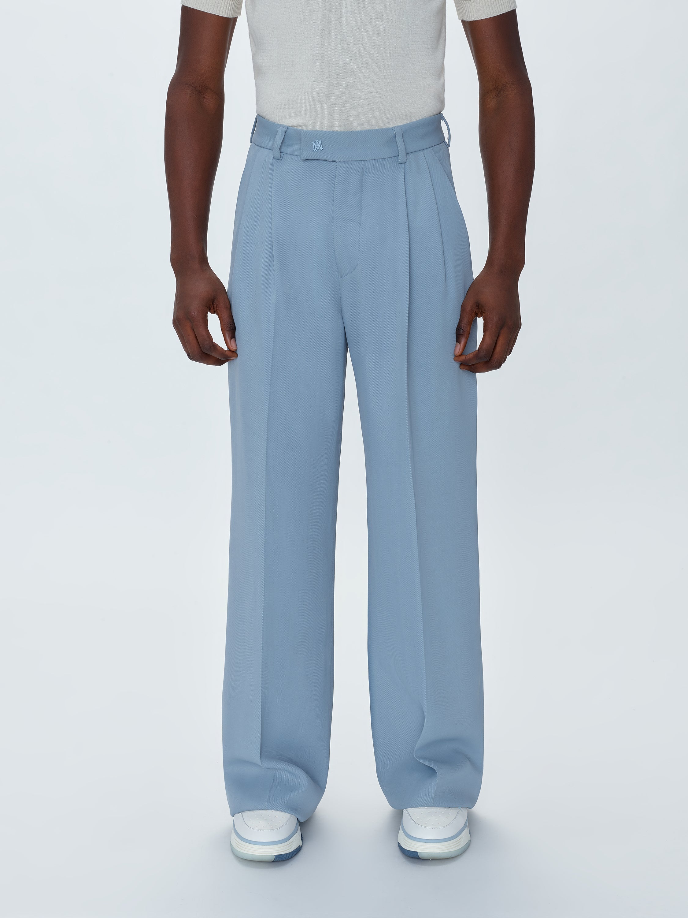 VISCOSE DOUBLE PLEATED TROUSERS - 2