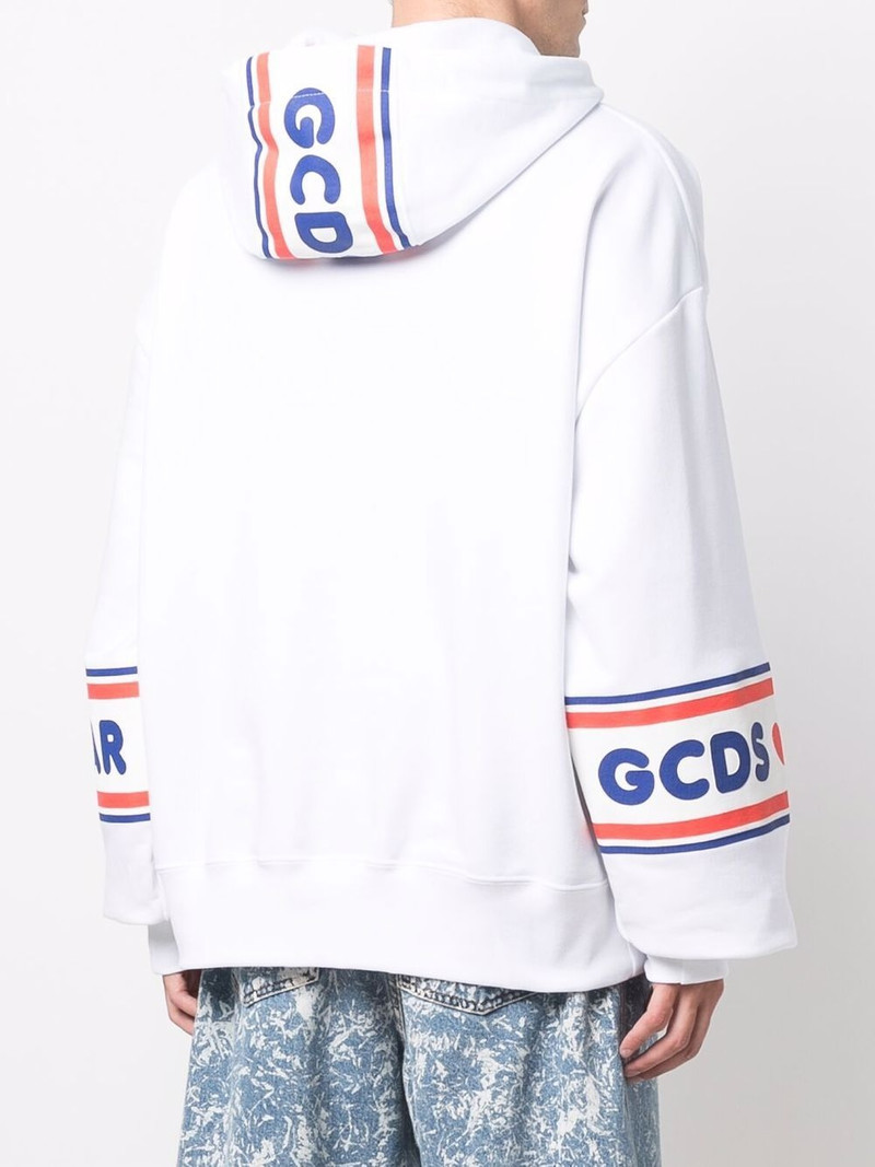 graphic-print cotton hoodie 4