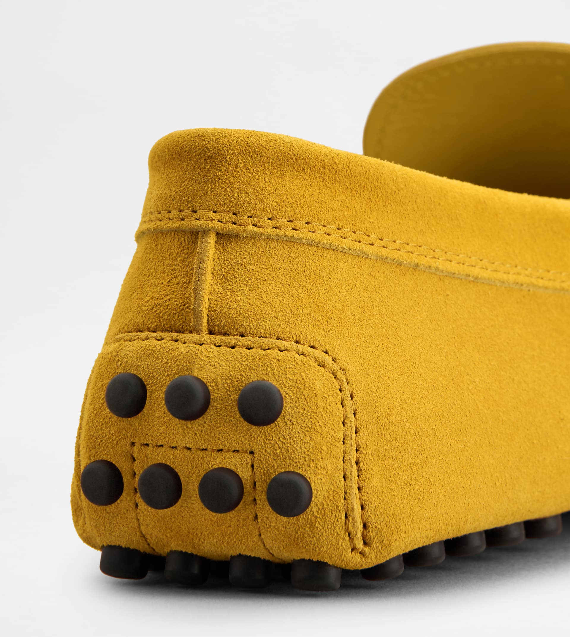 GOMMINO DRIVING SHOES IN SUEDE - YELLOW - 5