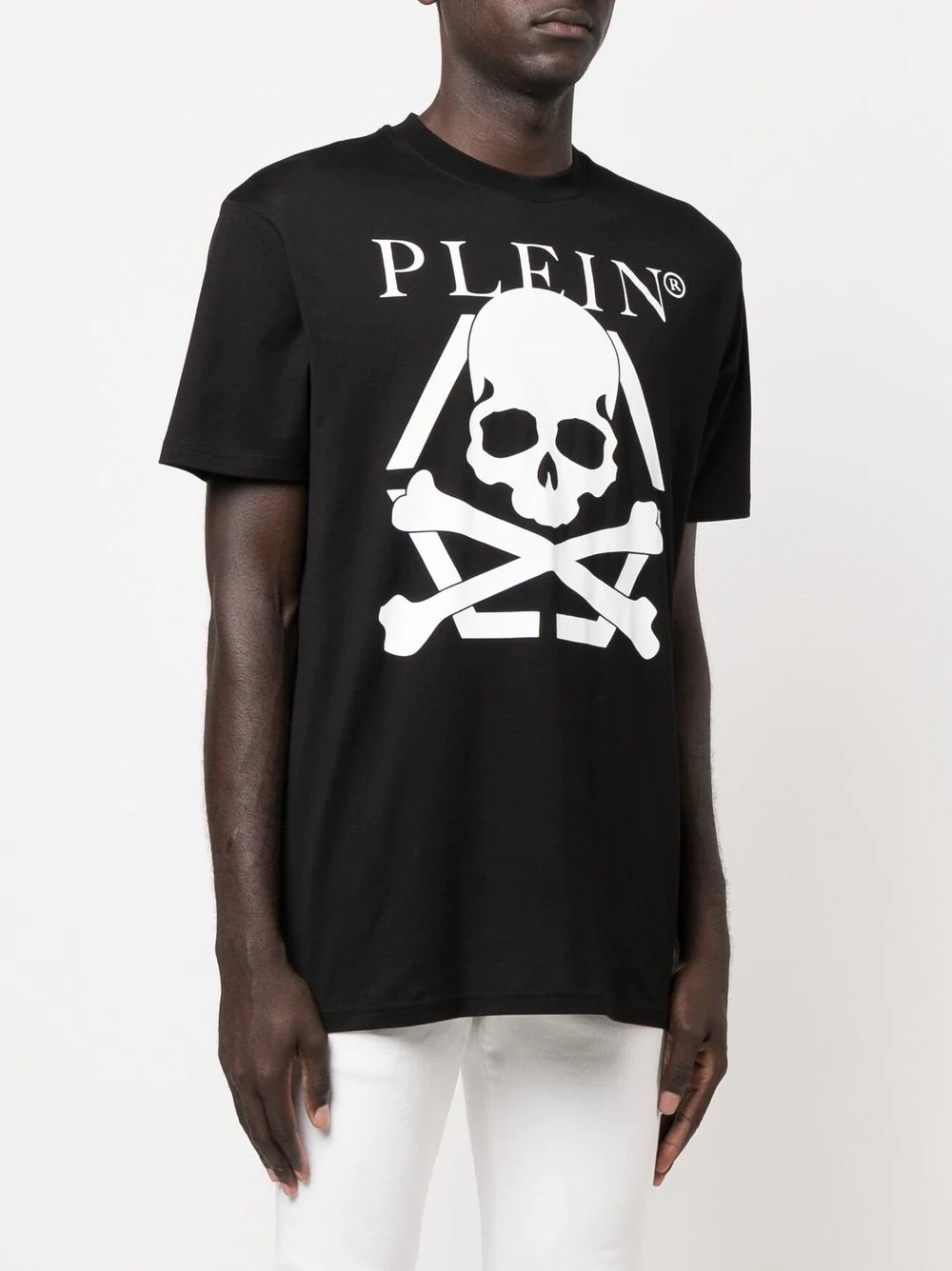 skull-print short-sleeved T-shirt - 3