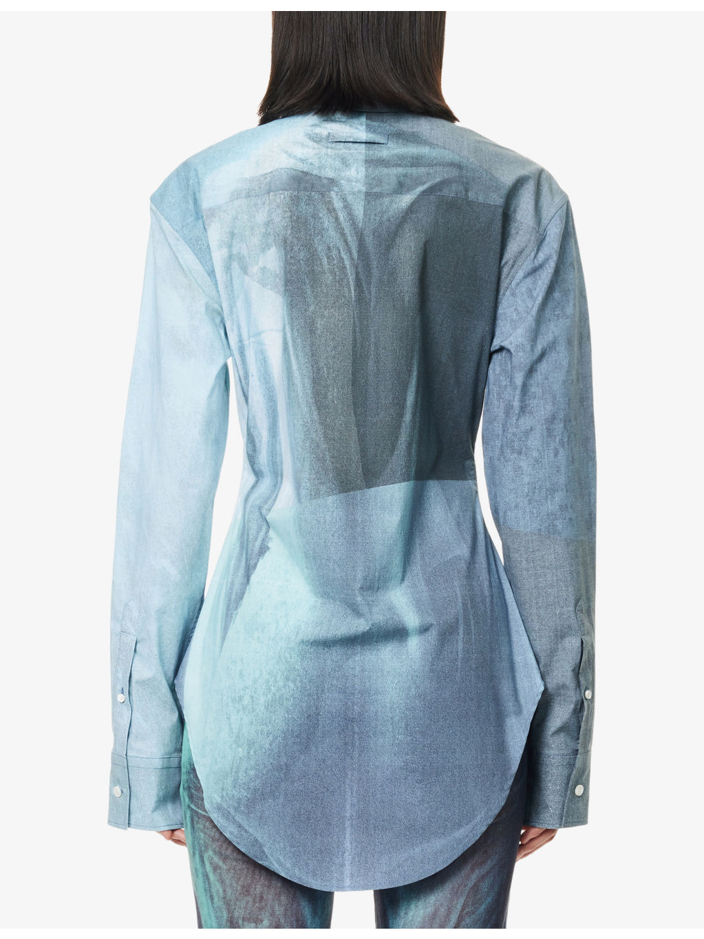 Oversized Water Cotton Shirt - 4