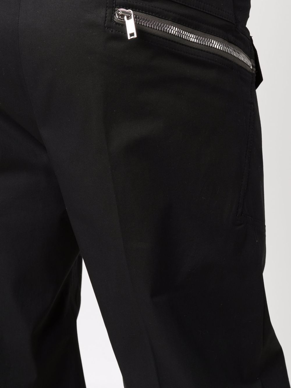 tailored flat cargo trousers - 5