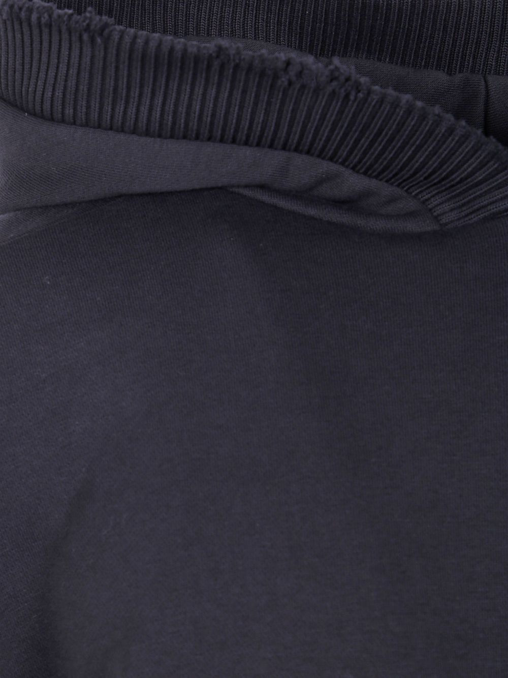 ribbed-trim long-sleeve hoodie - 3