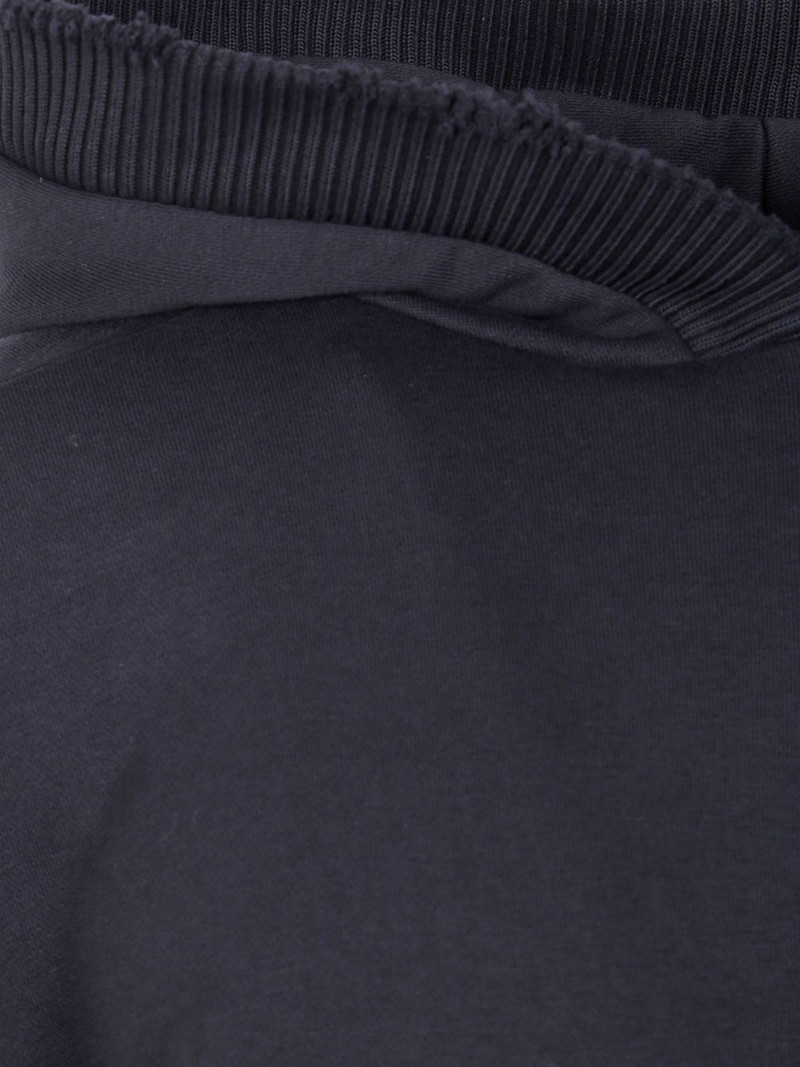 thom/krom ribbed-trim long-sleeve hoodie outlook