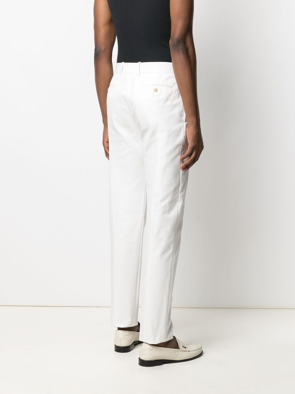 straight-cut tailored trousers - 4