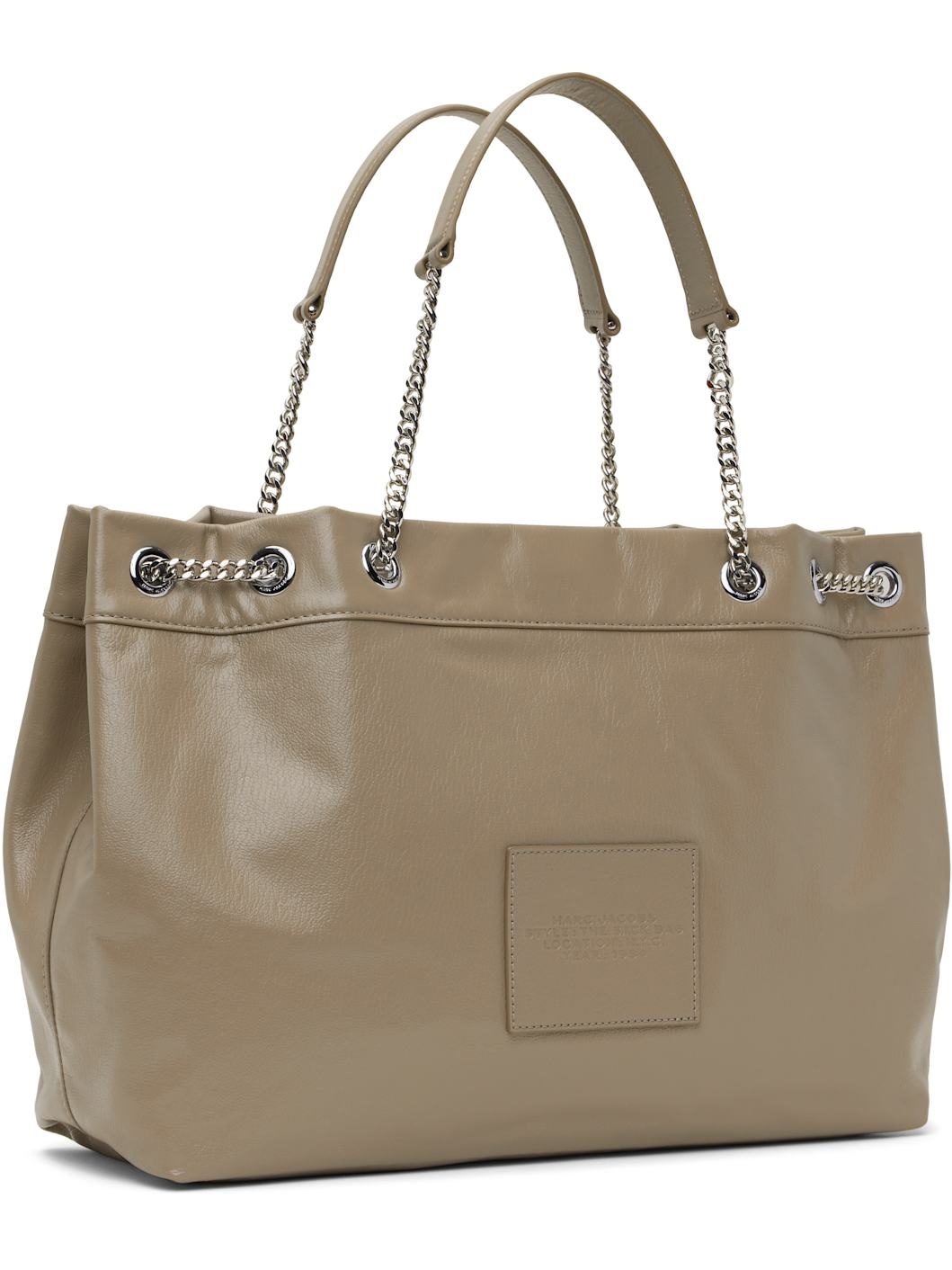 Taupe 'The Large Chain Sack' Bag - 3