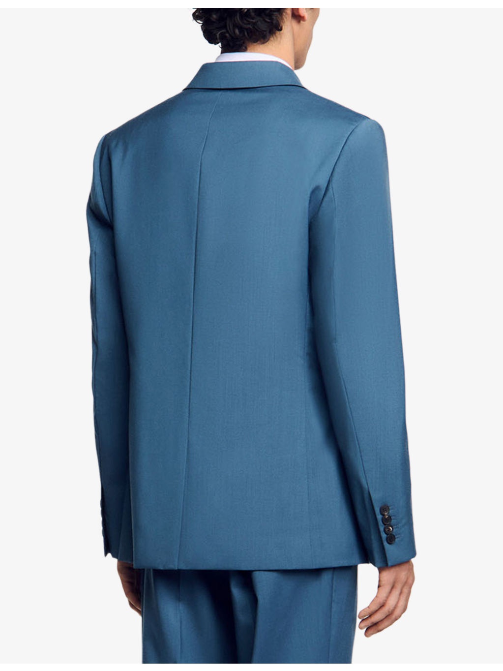 Single-Breasted Notch-Lapel Wool Blazer - 4