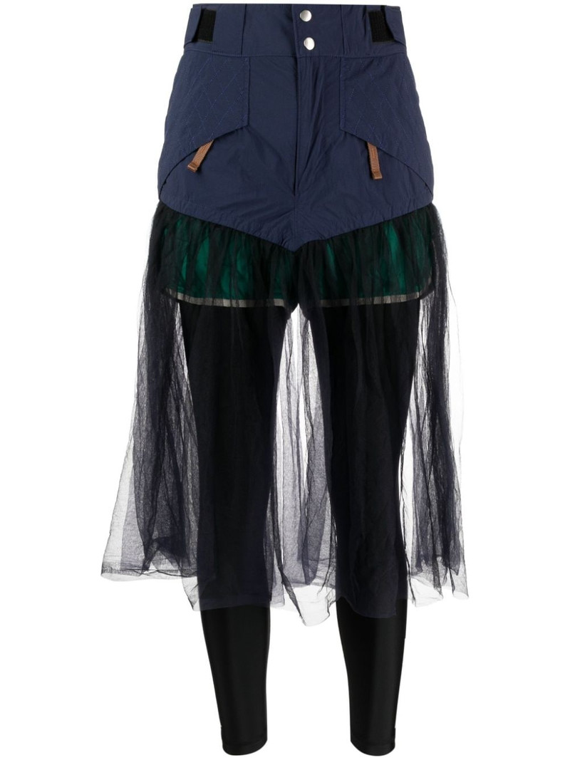 layered panelled skirt 1