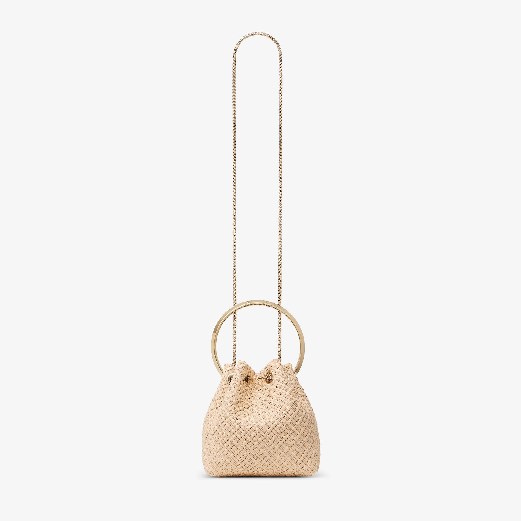 Bon Bon
Natural Raffia Bag With Pearl Closure - 5