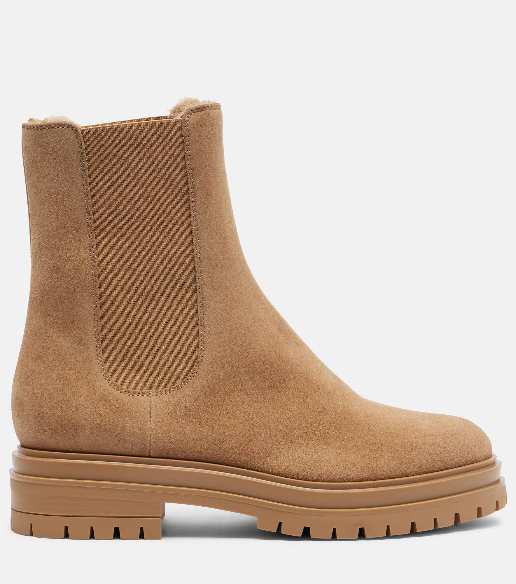 Chelsea suede ankle boots - 4
