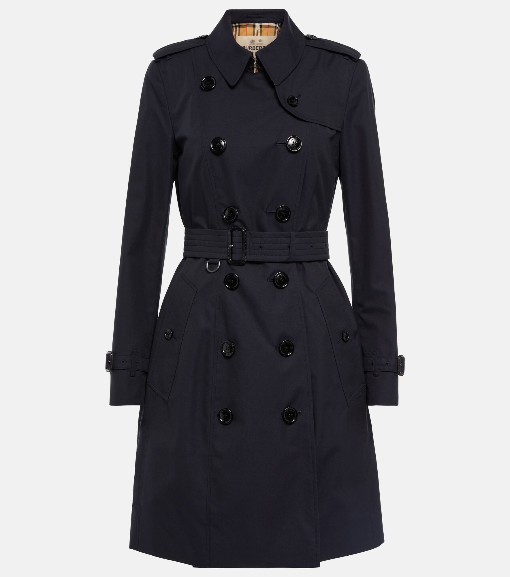 Chelsea Vintage Check gabardine trench coat - 1
