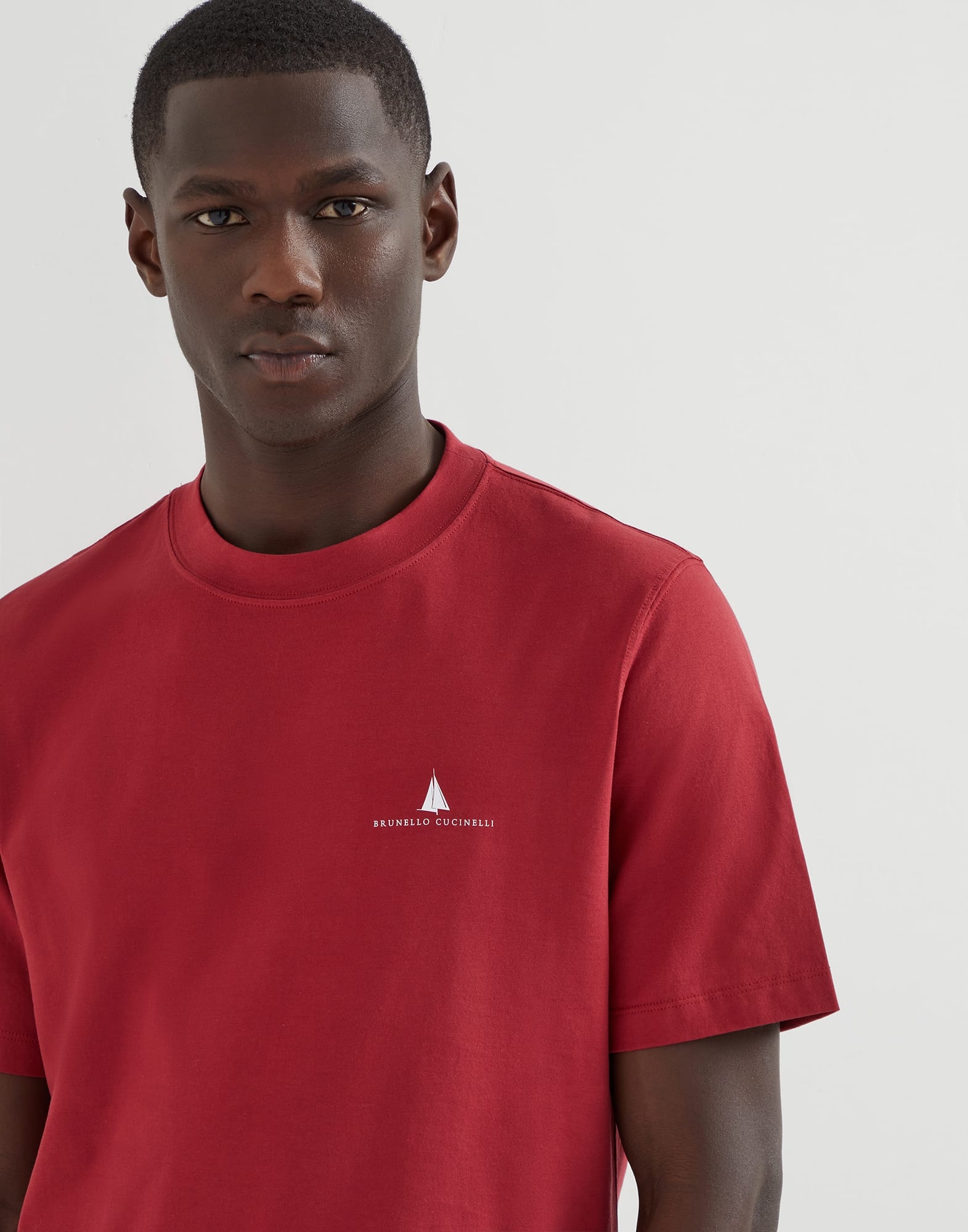 【関税・送料込】BRUNELLO CUCINELLI コットンジャージーTシャツ BRUNELLO CUCINELLI コットンジャージー Tシャツ | ミスターポーター