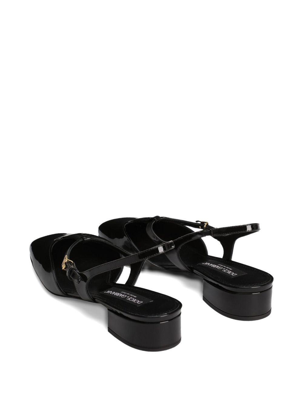 patent leather slingback pumps - 3