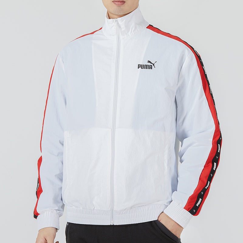 Puma Blocking Tape Woven Jacket 'White' 536780-02 - 3