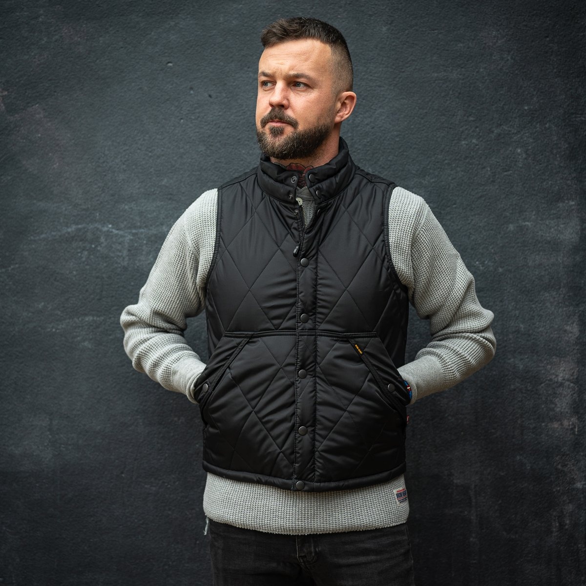 Primaloft® Gold Quilted Vest - Black - 4