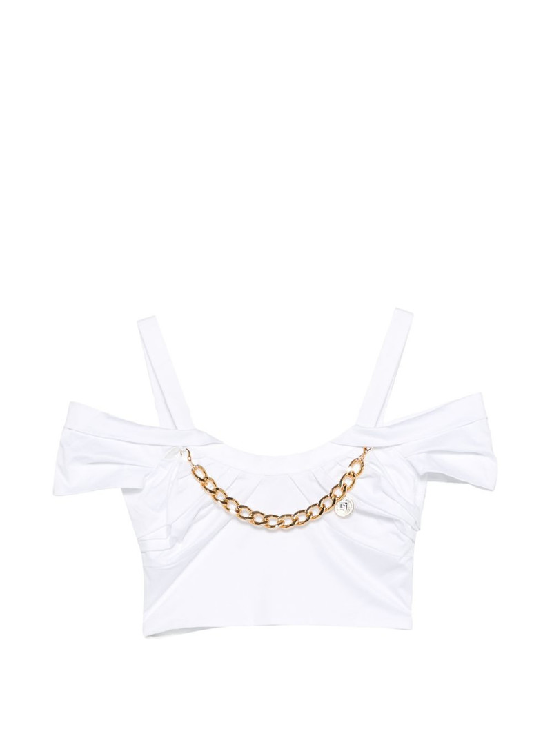 chain cold-shoulder top 1