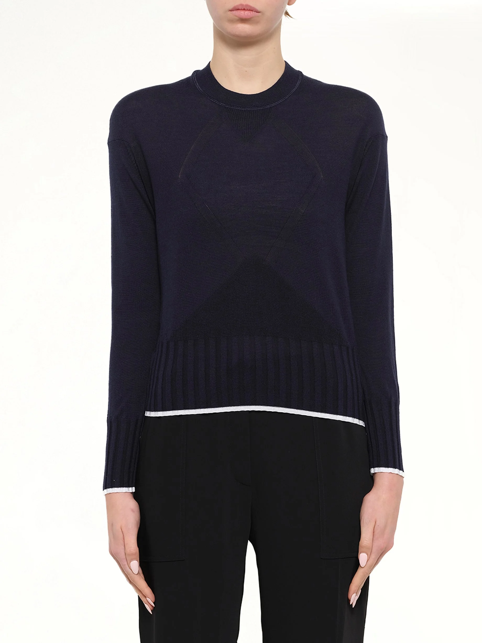 Crew Neck in Midnight - 1