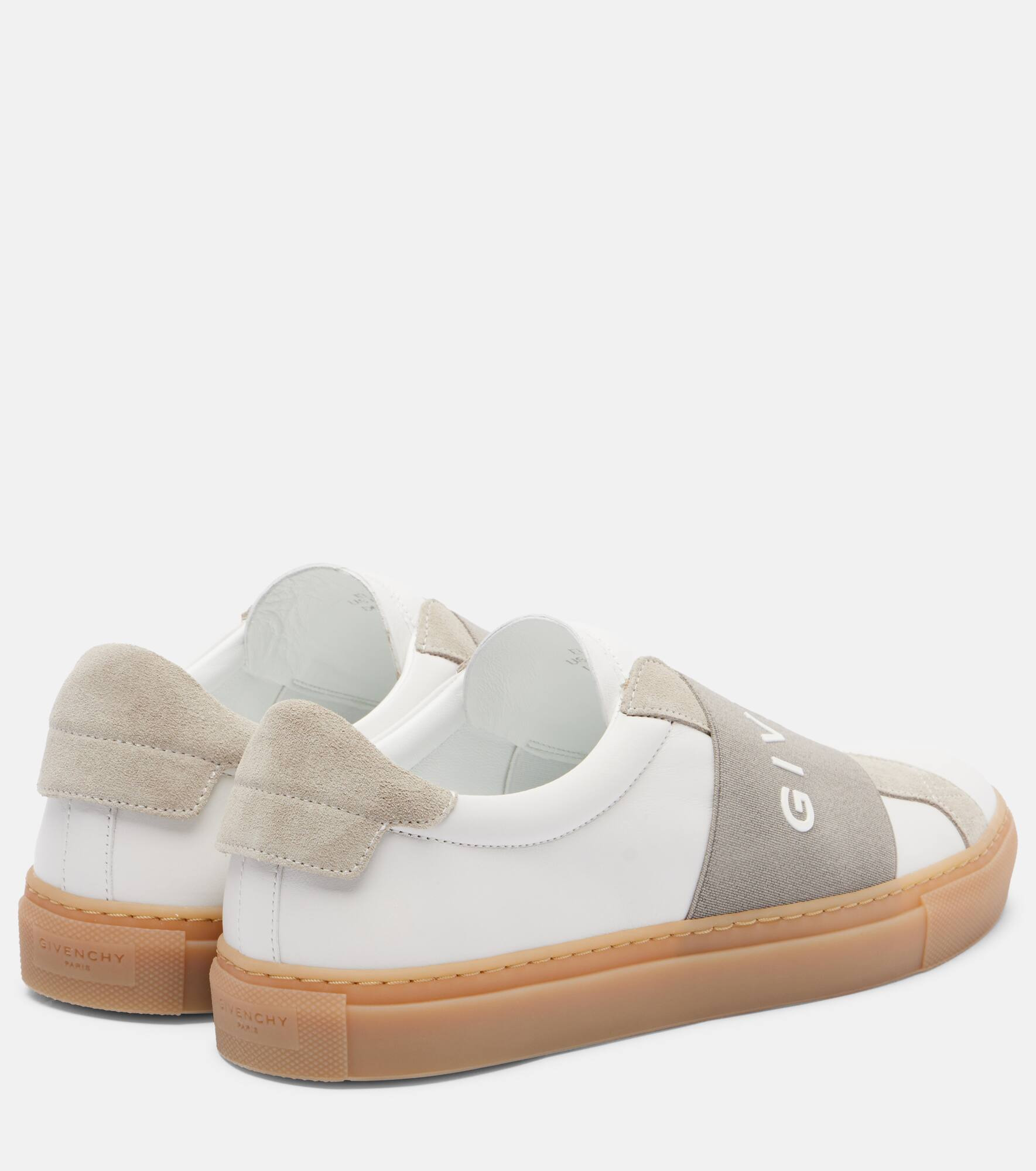Urban Street logo leather slip-on sneakers - 2