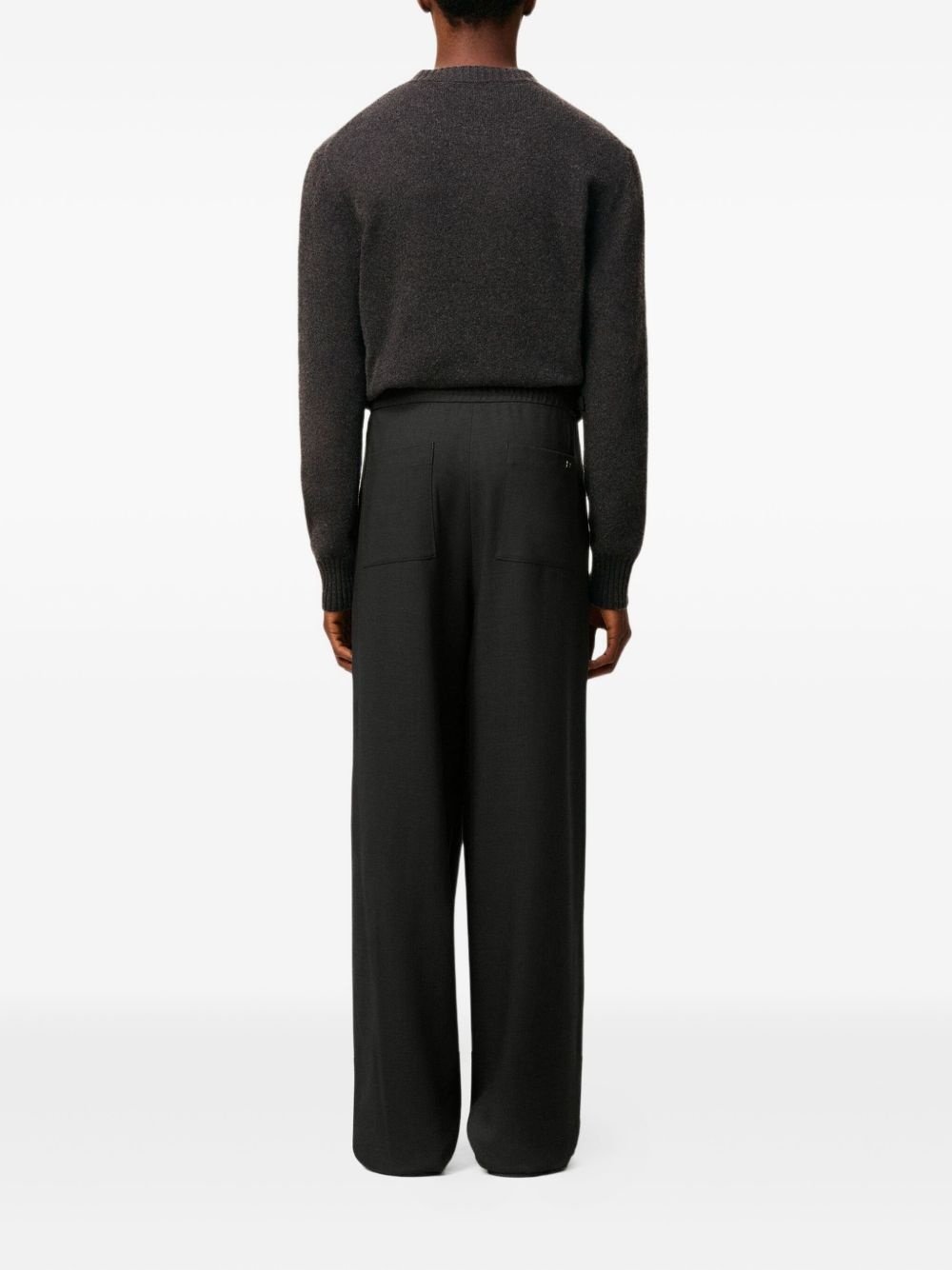 elasticated patch-pocket trousers - 3