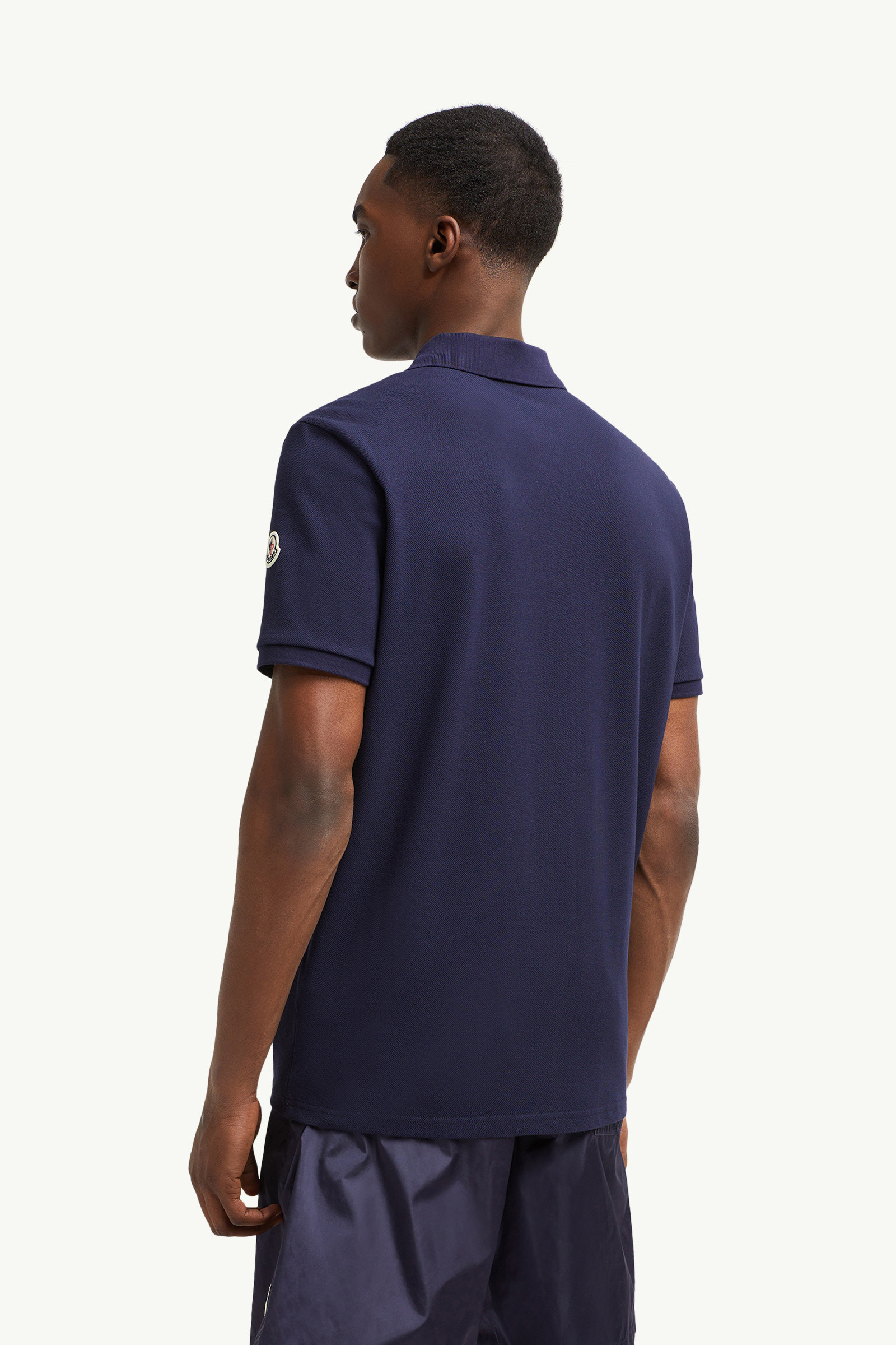 Shark Patch Cotton Piquet Polo Shirt - 5