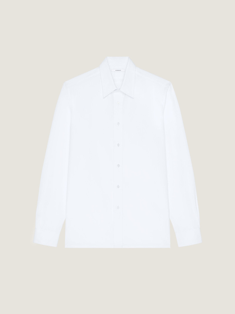 SHIRT IN POPLIN WITH CLAPPERBOARD PRINT 1