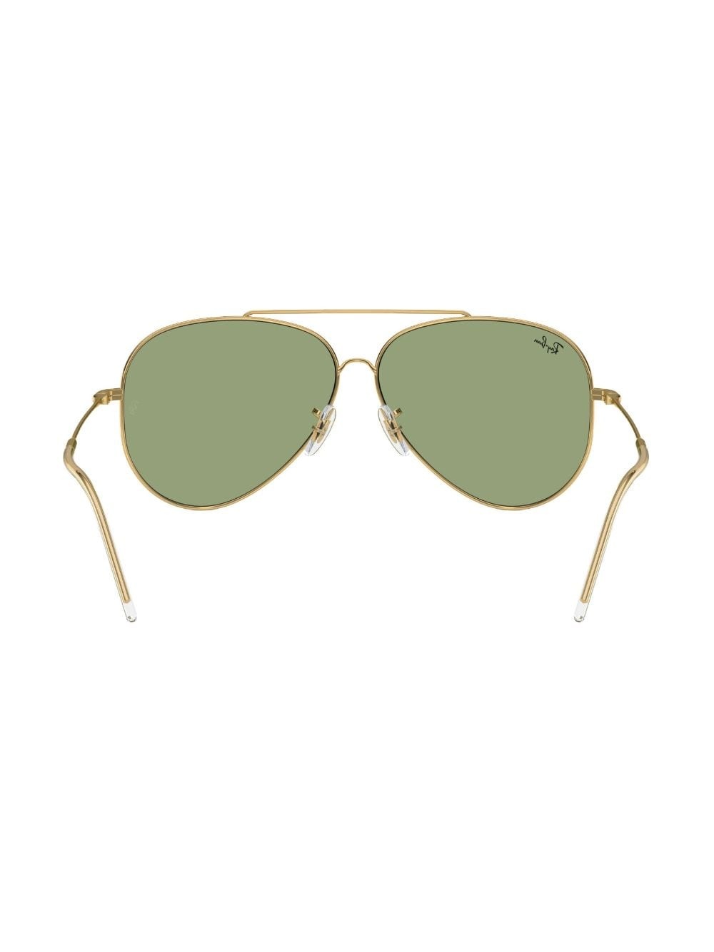 Reverse aviator-frame sunglasses - 4
