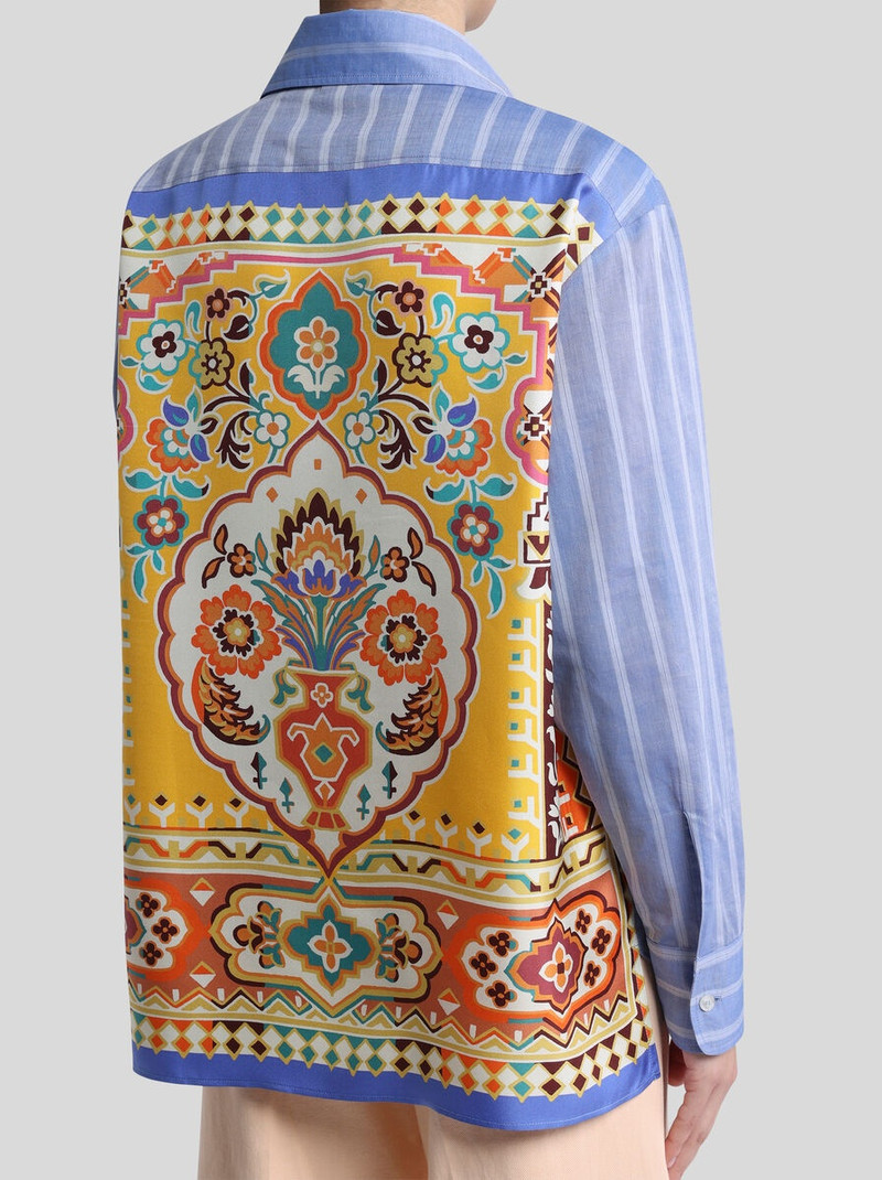 Etro STRIPED COTTON SHIRT outlook