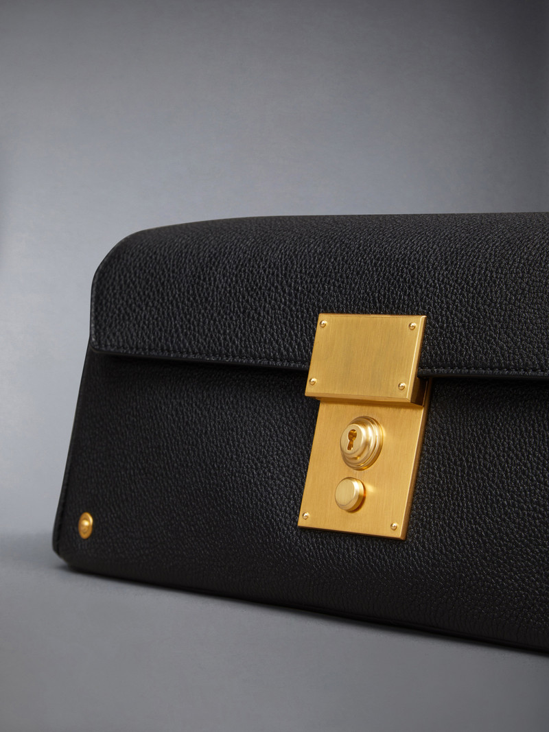 Soft Pebble Grain Mrs. Thom Baguette Clutch 6