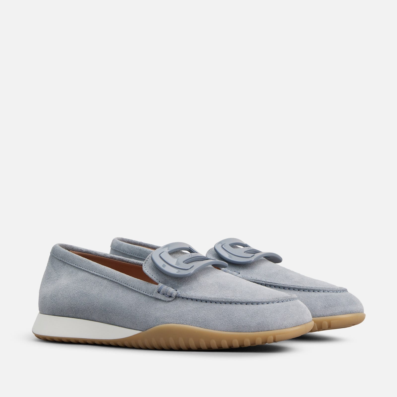 Hogan Olympia-Z Loafers Light Blue - 2