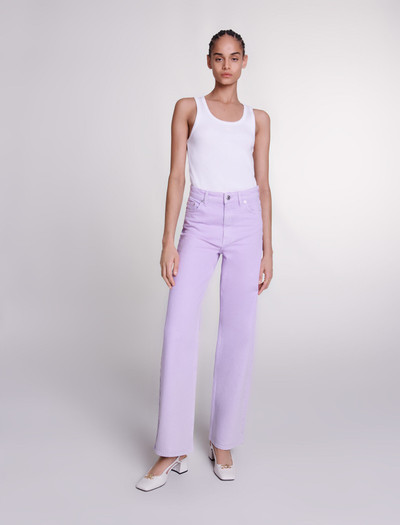 maje Faded wide-leg jeans outlook