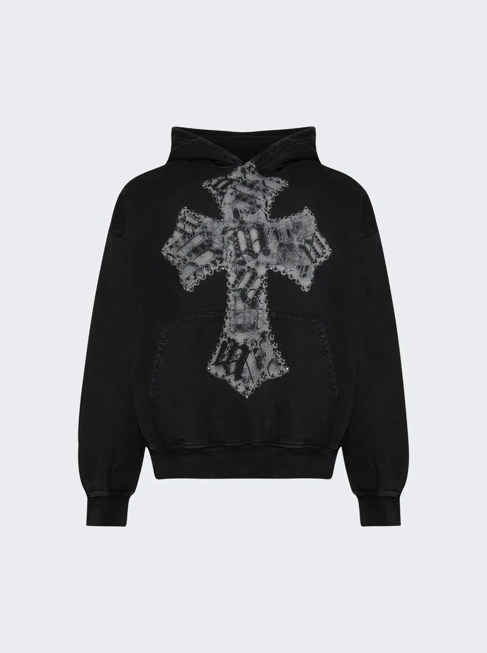 Goth Hoodie Black - 1