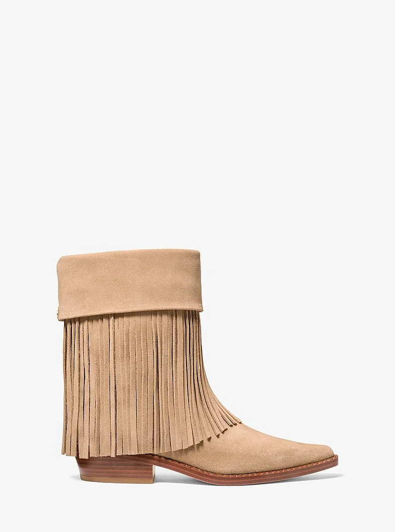 Nash Fringed Suede Boot - 1
