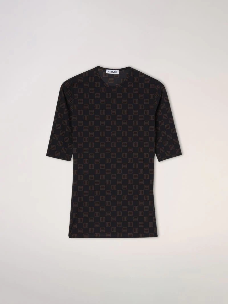 MONOGRAM FITTED T-SHIRT - 1
