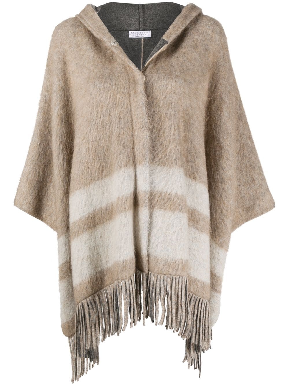 tassel trim cape - 1