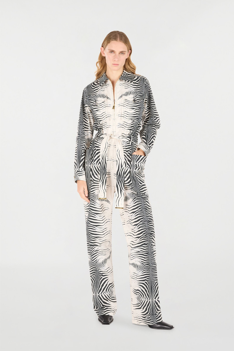 Roberto Cavalli Zebra-Print Jumpsuit outlook